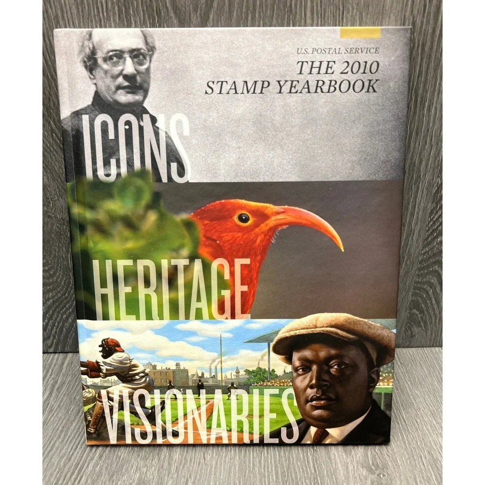 USPS The 2010 Stamp Yearbook Hardcover Collins Reference Icons Heritage Book